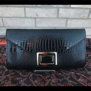 Black with Gold Detailing Purse